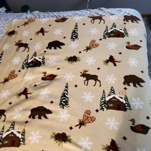 Cabin North Woods Throw Blanket